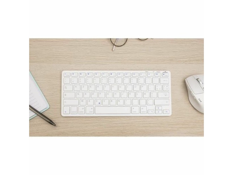 Клавиатура Bluestork Azerty френски Бял