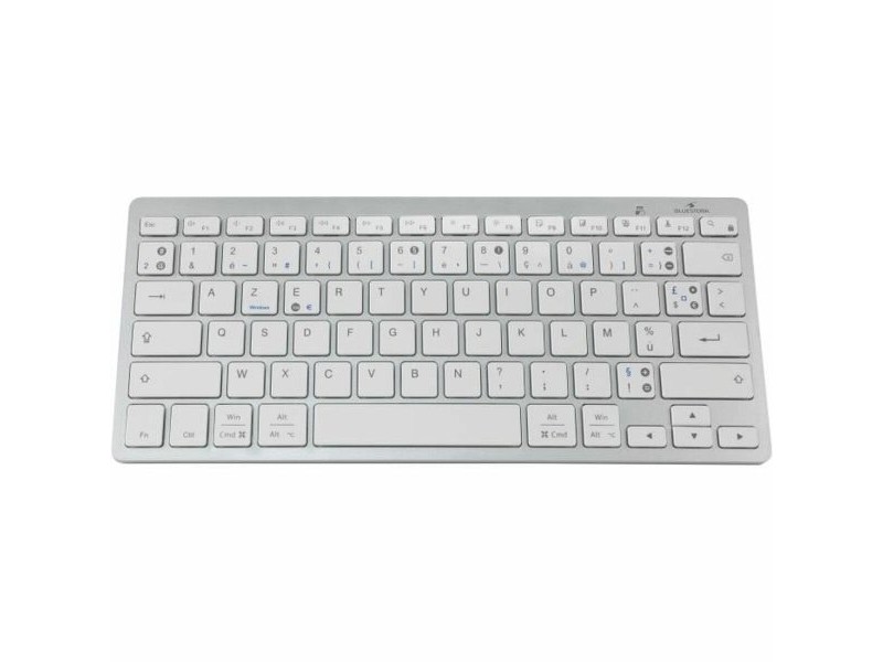 Блутут клавиатура Bluestork KB-MINI-PC-MAC/FR Azerty френски Бял