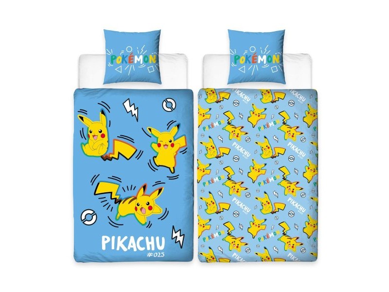 Комплект покривка за завивка Pokémon Син 2 Части