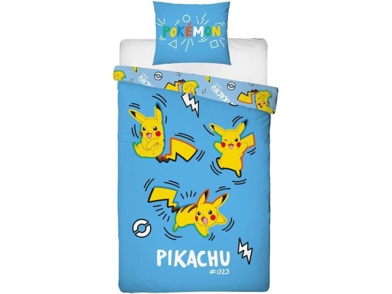 Комплект покривка за завивка Pokémon Син 2 Части
