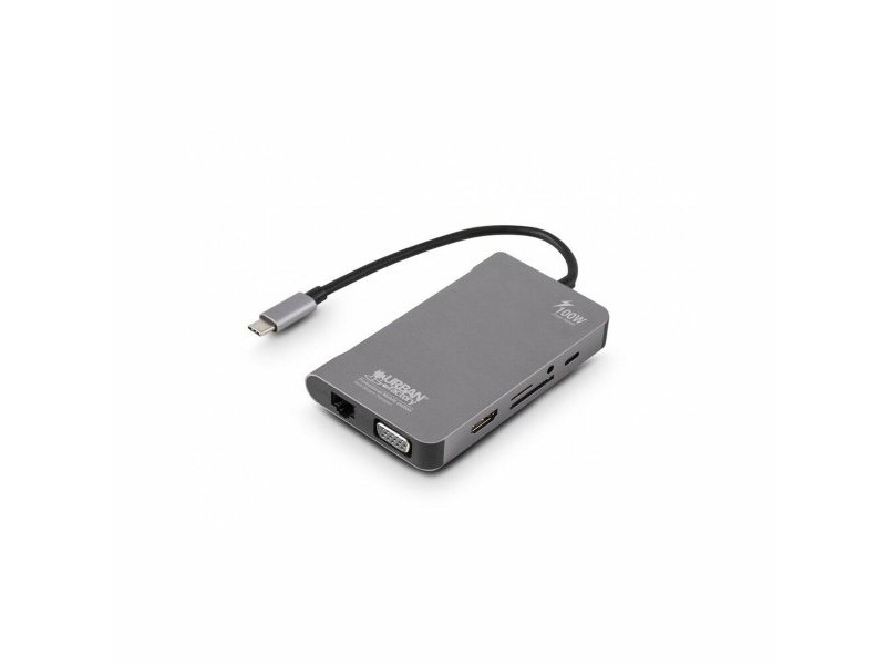 Докинг станция Urban Factory TCM16UF 4K Ultra HD Gigabit Ethernet Докинг станция Urban Factory TCM16UF 4K Ultra HD Gigabit Ethernet