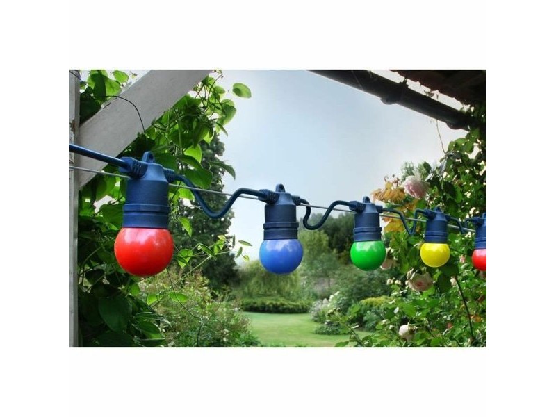 Гирлянда от LED Светлини Черен Многоцветен 5 m LED