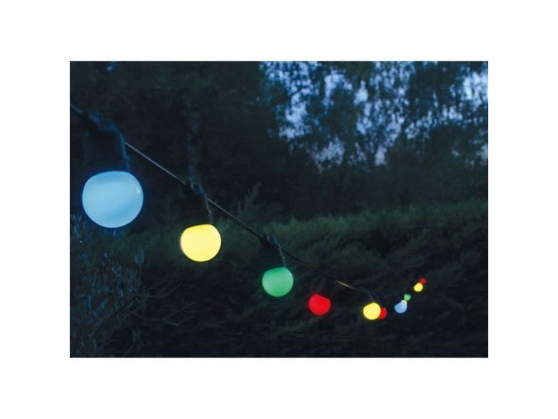 Гирлянда от LED Светлини Черен Многоцветен 5 m LED