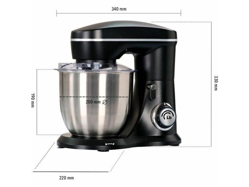 Кухненски робот Little Balance 8102 Черен