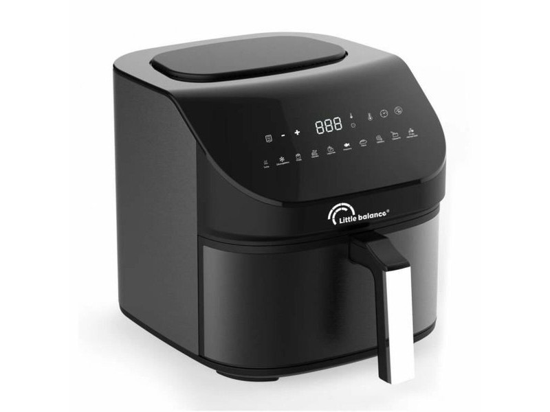 въздушен фритюрник Little Balance Crousty light XL Черен 1600 W 7 L