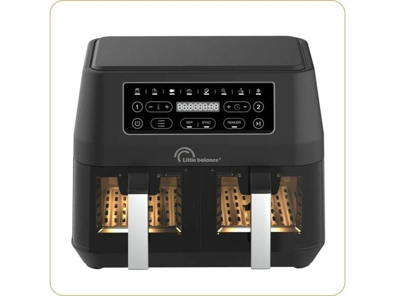 въздушен фритюрник Little Balance 8765 Черен 2460 w 9 L