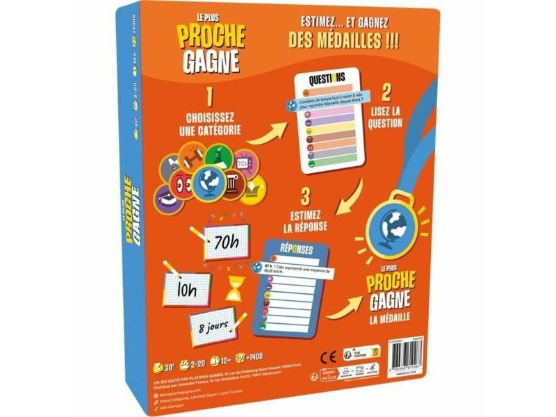Настолна игра Asmodee The Closest Wins: The Ultimate Quiz Game