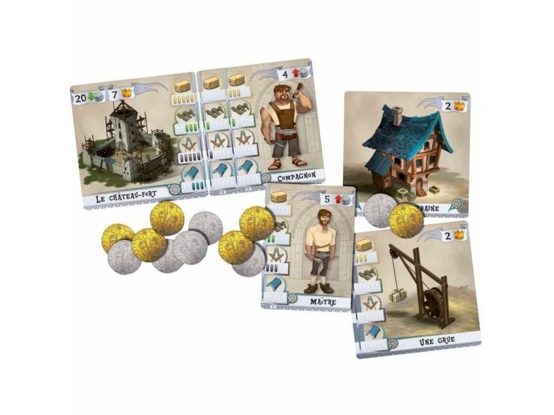 Настолна игра Asmodee Bâtisseurs (Les) : Moyen âge (FR)