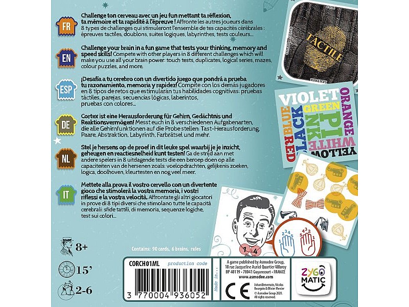 Настолна игра Cortex Challenge Asmodee ASMCORCH01ML