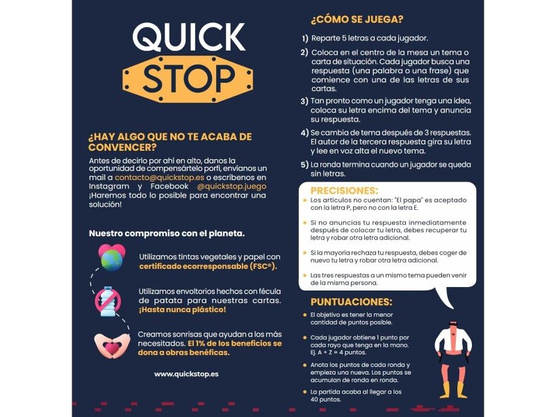Настолна игра Asmodee  Quick Stop