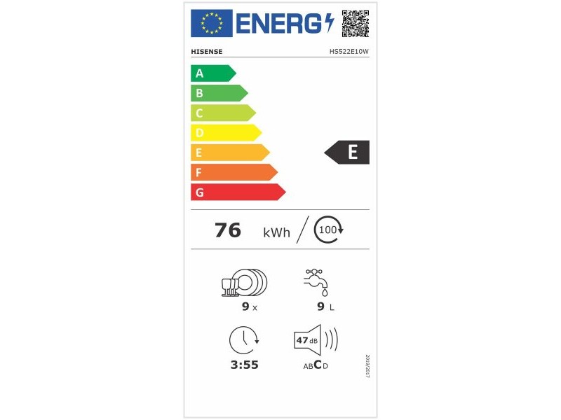 Съдомиялна Hisense HS522E10W