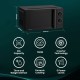 микровълновата фурна Hisense H20MOBP1HI Черен 700 W 20 L
