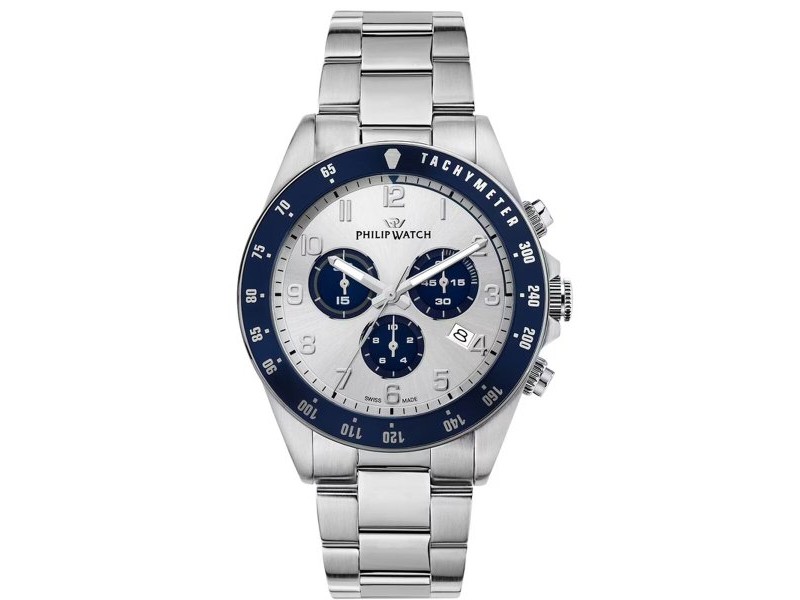 Мъжки часовник Philip Watch R8273607029 Сребрист Мъжки часовник Philip Watch R8273607029 Сребрист
