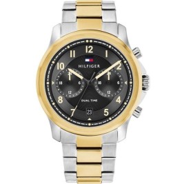 Мъжки часовник Tommy Hilfiger 1710627 Сребрист Златен (Ø 43 mm)