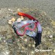 Очила за Гмуркане с Детски Шнорхел Schildkröt Червен Сив Един размер