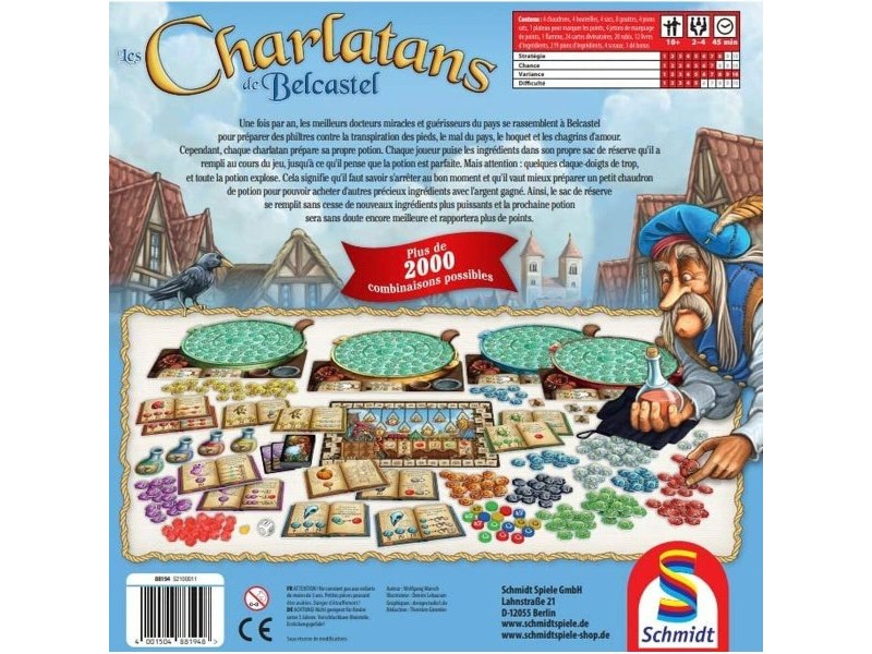 Настолна игра Schmidt Spiele Charlatans de Bescastel
