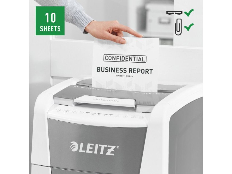 Шредер за хартия Leitz IQ 300 Autofeed P4 60 L