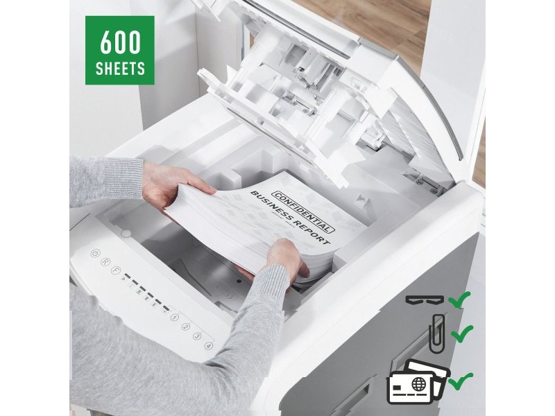 Шредер за хартия Leitz IQ 600 Pro Autofeed P4 60 L