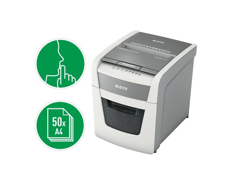 Шредер за хартия Leitz IQ Autofeed 50X P4 20 L