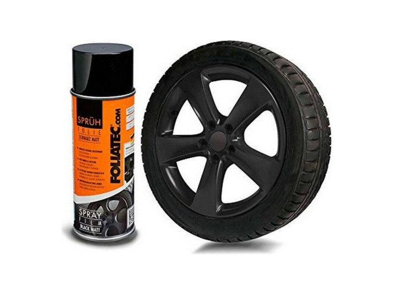 Течен Каучук за Кола Foliatec 20652 Матово черно Черен 150 ml