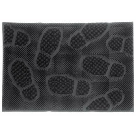 Изтривалка за Врата Pin Mat Черен Естествен каучук 60 x 40 cm