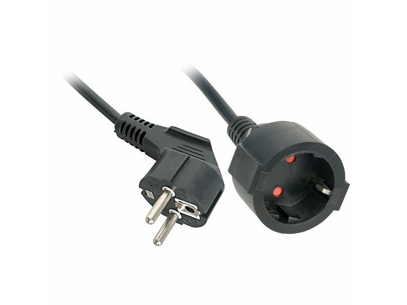 Удължител Schuko LINDY 30245 Черен