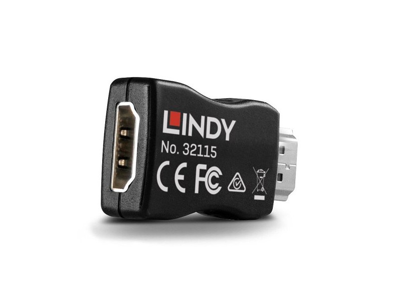 Адаптер HDMI LINDY 32115 Черен