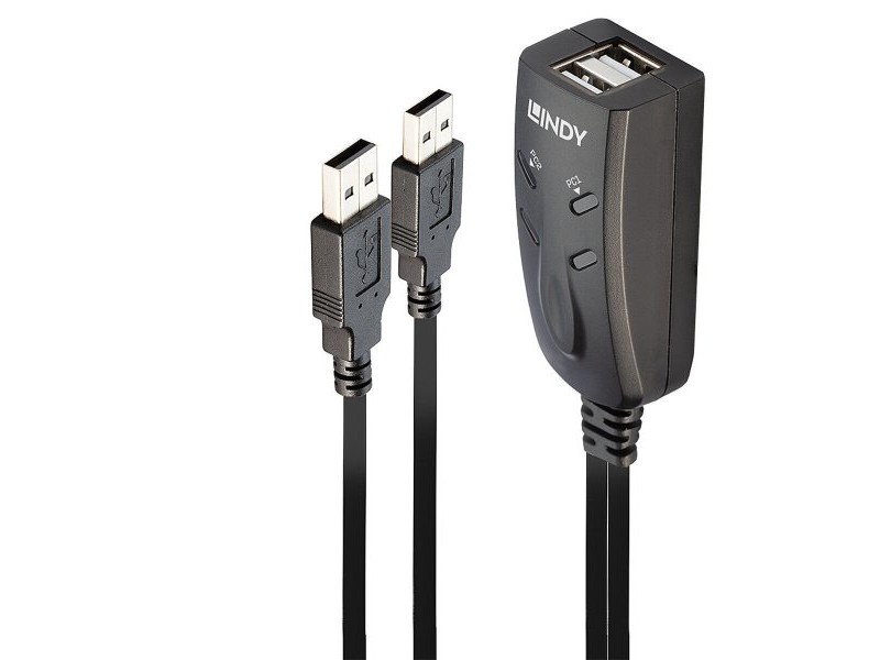 Кабел KVM LINDY 32165 Черен