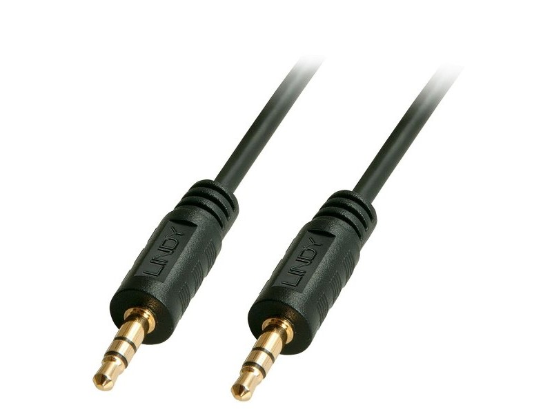 Аудио кабел с жак (3,5 mm) към 2 RCA кабел LINDY 35644 5 m