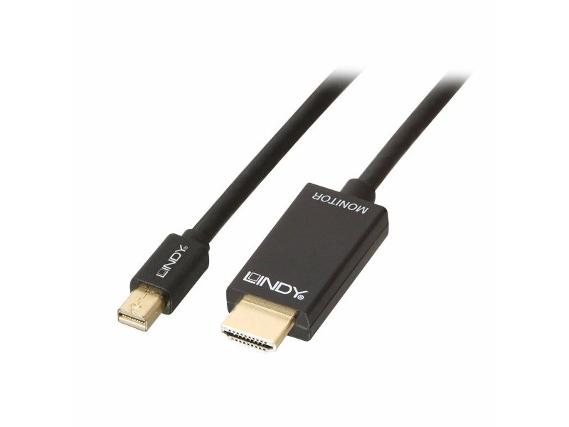 Адаптер за мини дисплей порт към HDMI LINDY 36927 Черен