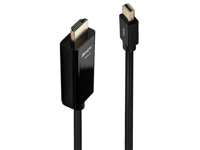 Адаптер за мини дисплей порт към HDMI LINDY 36928 Черен
