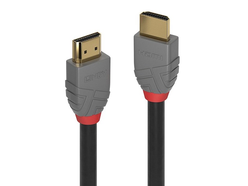 Кабел HDMI LINDY 36961 Черен 50 cm Черен/Сив