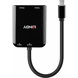 USB извод LINDY Черен