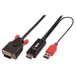 Адаптер HDMI към VGA LINDY Черен 2 m