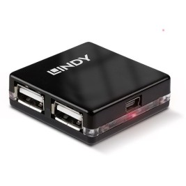 USB извод LINDY 42742 Черен