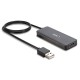 USB извод LINDY 42986 Черен