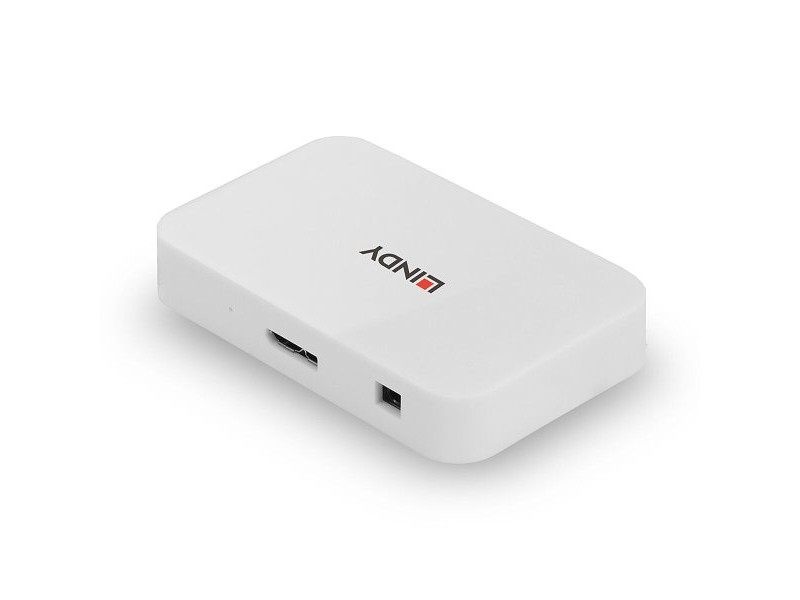 USB извод LINDY 43143 Бял