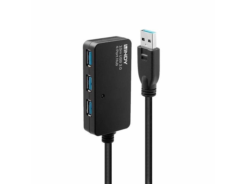 USB извод LINDY 43159 Черен