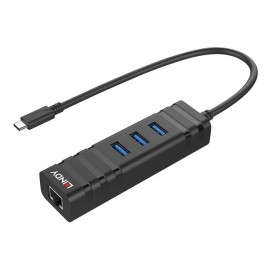 USB извод LINDY 43249 Черен