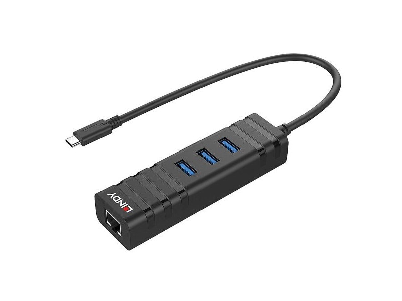 USB извод LINDY 43249 Черен