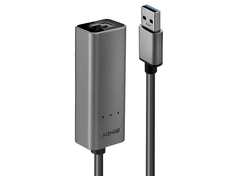 USB 3.0 към Гигабайт Ethernet Преобразувател LINDY 43313