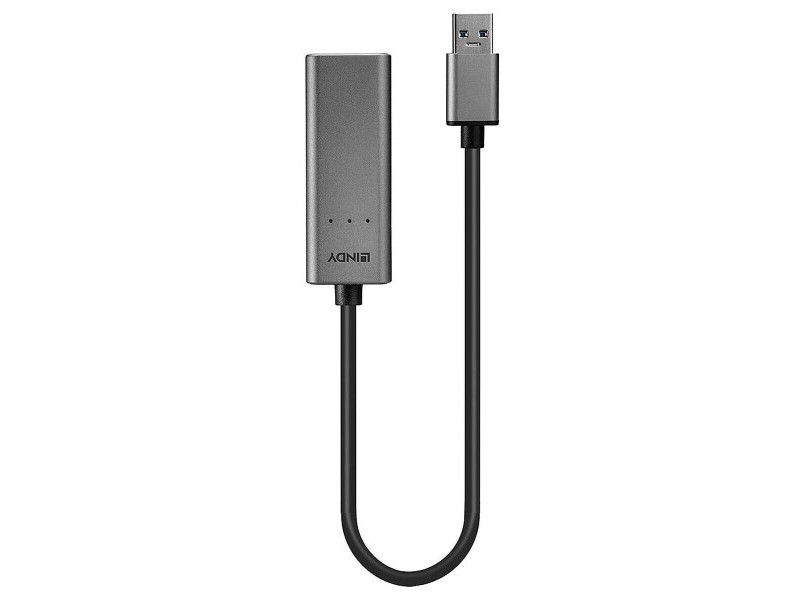 USB 3.0 към Гигабайт Ethernet Преобразувател LINDY 43313