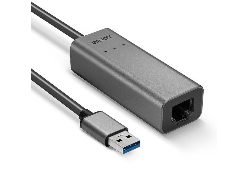 USB 3.0 към Гигабайт Ethernet Преобразувател LINDY 43313