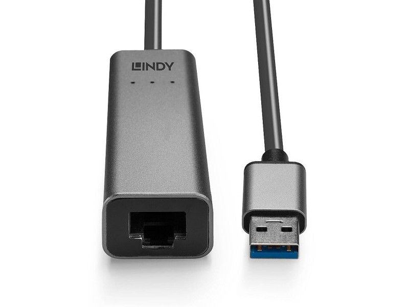 USB 3.0 към Гигабайт Ethernet Преобразувател LINDY 43313