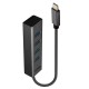 USB извод LINDY 43325 Сив