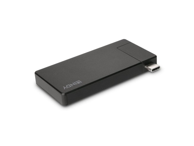 USB извод LINDY 43336 Черен