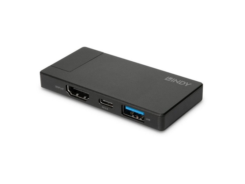 USB извод LINDY 43336 Черен