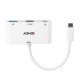 USB извод LINDY 43340 Бял