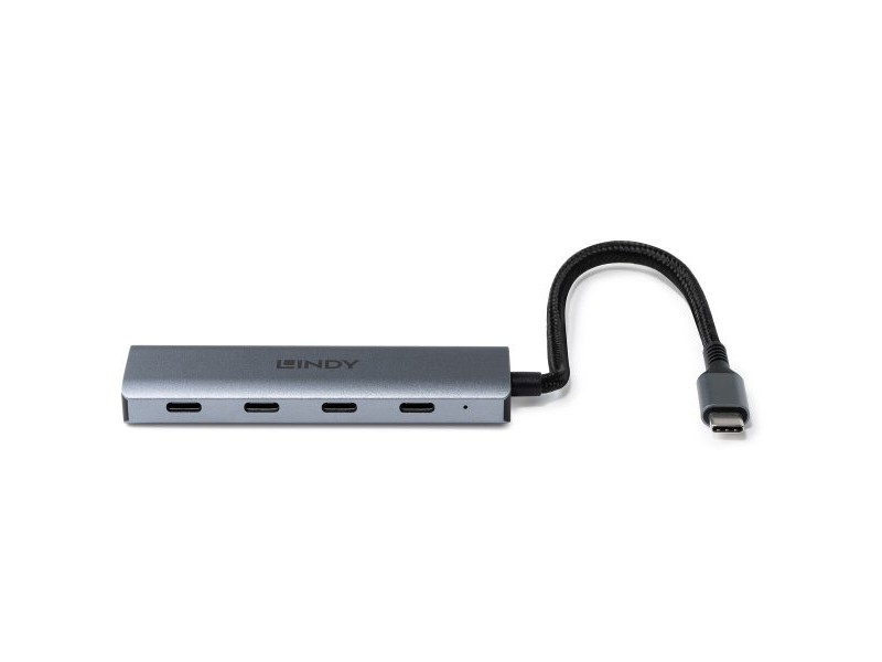 USB извод LINDY 43414 Сив