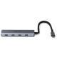 USB извод LINDY 43414 Сив